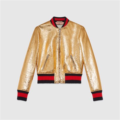 gucci leather jacket women 2015|Gucci bomber jacket men's.